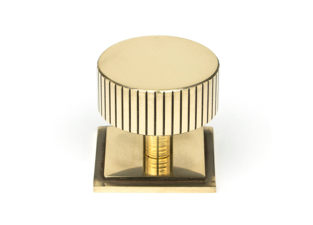 White background image of From The Anvil's Aged Brass 38mm Judd Cabinet Knob | From The Anvil