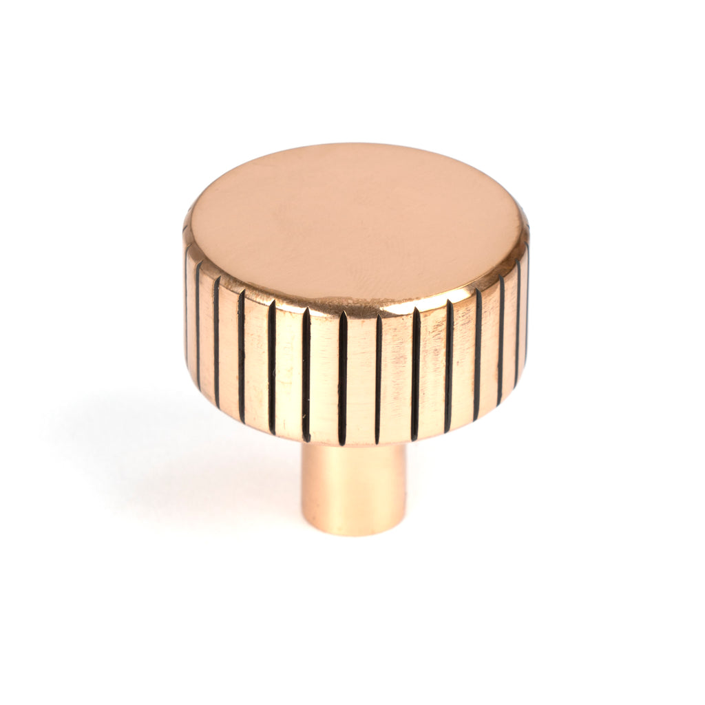 White background image of From The Anvil's Polished Bronze 32mm Judd Cabinet Knob | From The Anvil