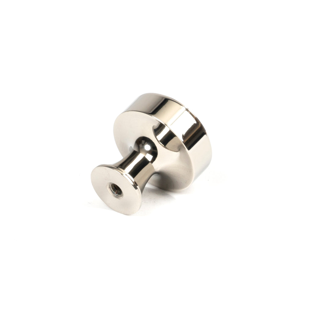 White background image of From The Anvil's Polished Nickel Scully Cabinet Knob | From The Anvil