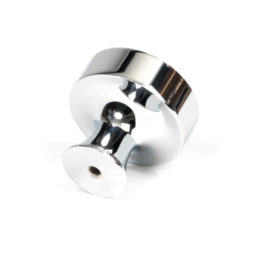 White background image of From The Anvil's Polished Chrome Scully Cabinet Knob | From The Anvil