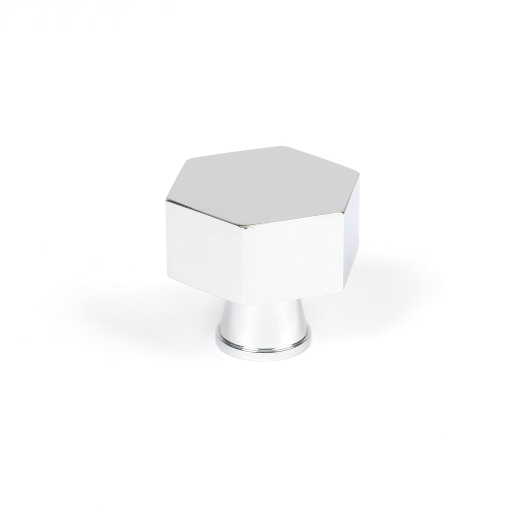 White background image of From The Anvil's Polished Chrome Kahlo Cabinet Knob | From The Anvil