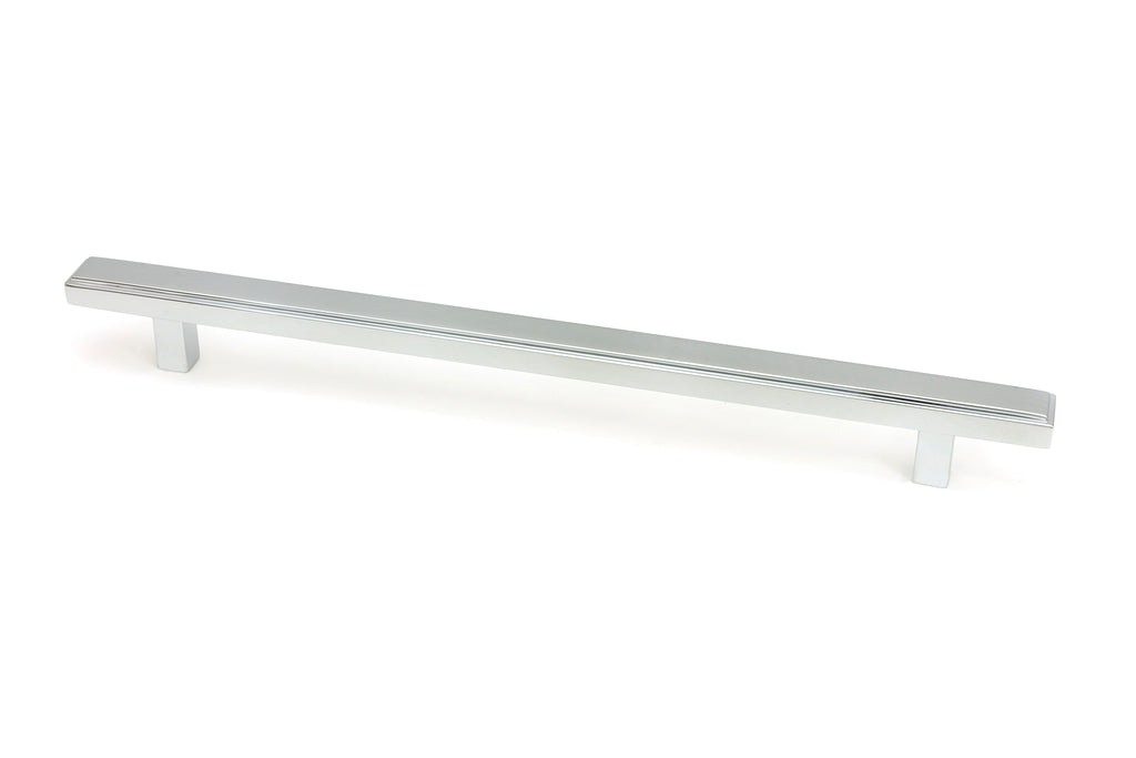 White background image of From The Anvil's Polished Chrome Scully Pull Handle | From The Anvil