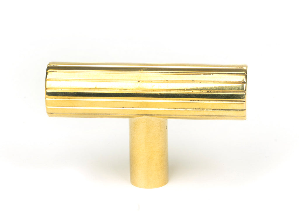 White background image of From The Anvil's Polished Brass Judd T-Bar | From The Anvil