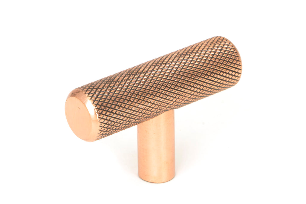 White background image of From The Anvil's Polished Bronze Brompton T-Bar | From The Anvil