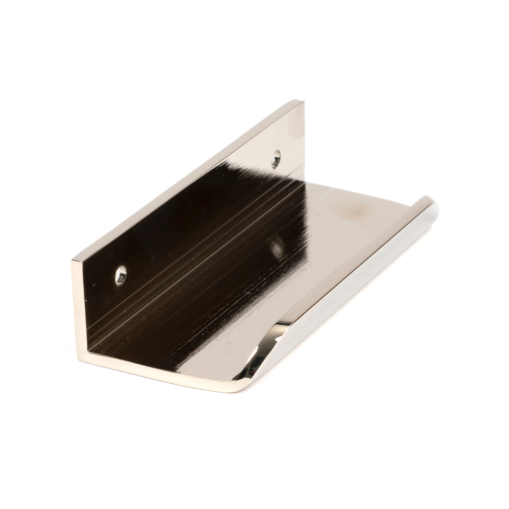 White background image of From The Anvil's Polished Nickel Moore Edge Pull | From The Anvil