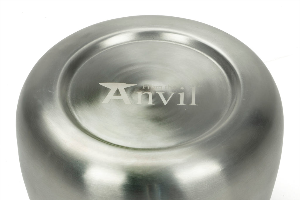 White background image of From The Anvil's Satin Marine SS (316) Hepworth Pot | From The Anvil