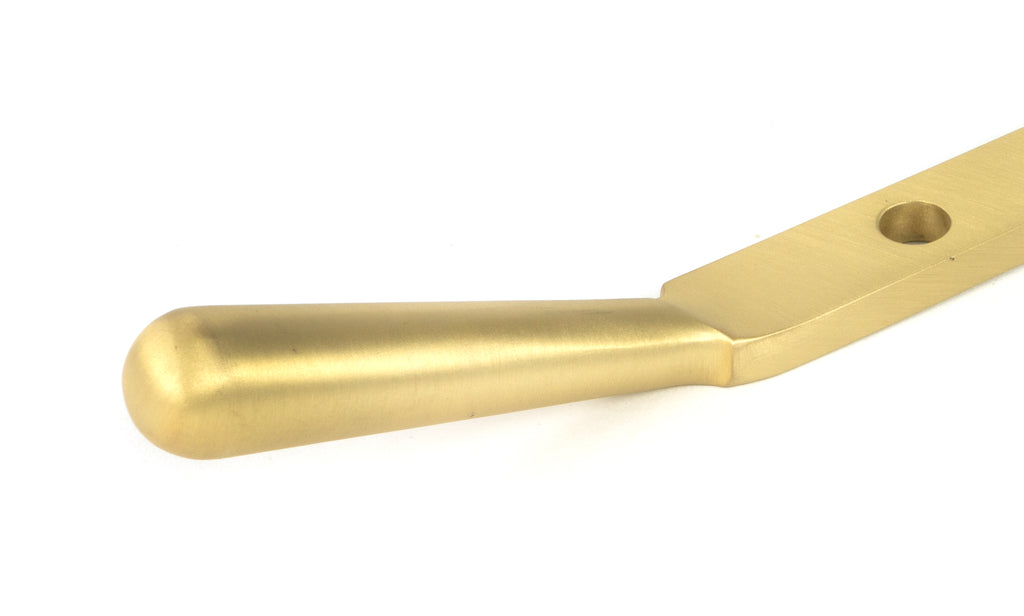 White background image of From The Anvil's Satin Brass Newbury Stay | From The Anvil