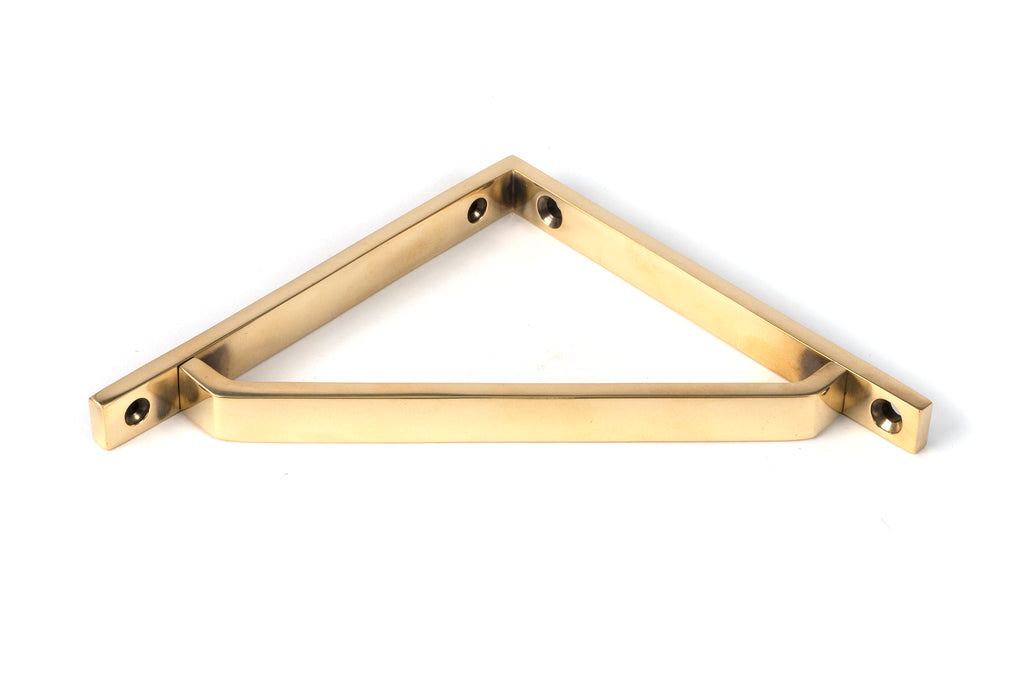 White background image of From The Anvil's Aged Brass Barton Shelf Bracket | From The Anvil