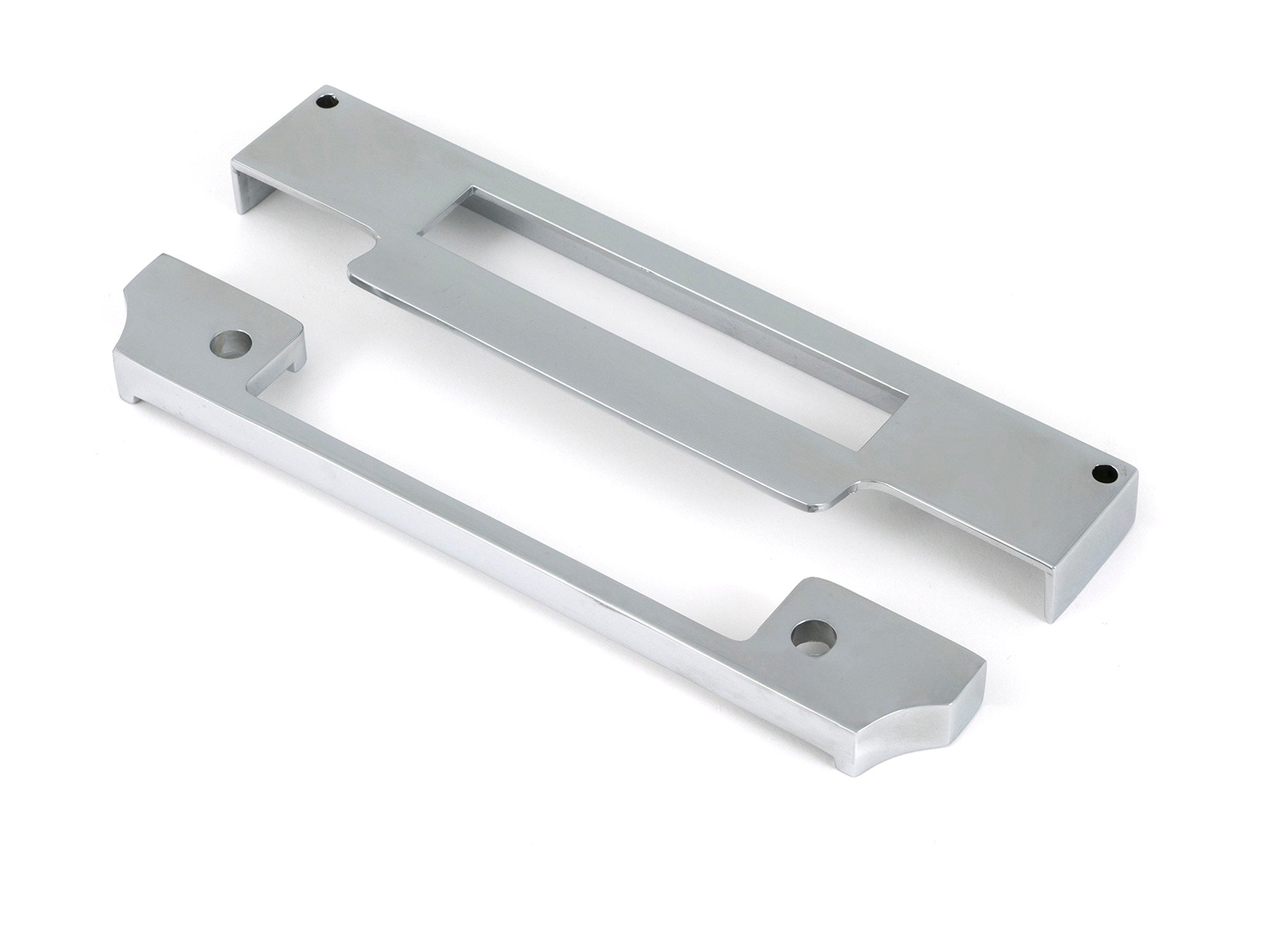 From The Anvil's Polished Chrome ½" Rebate Kit for Euro Sash Lock