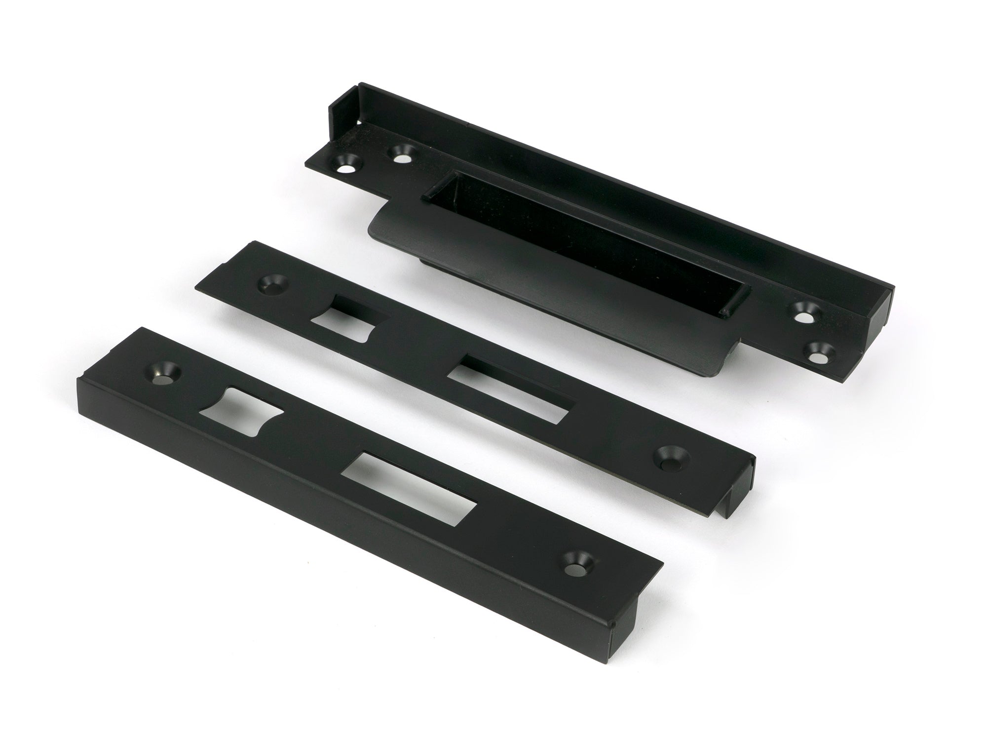 From The Anvil's Aged Bronze ½" Rebate Kit for Euro Sash Lock