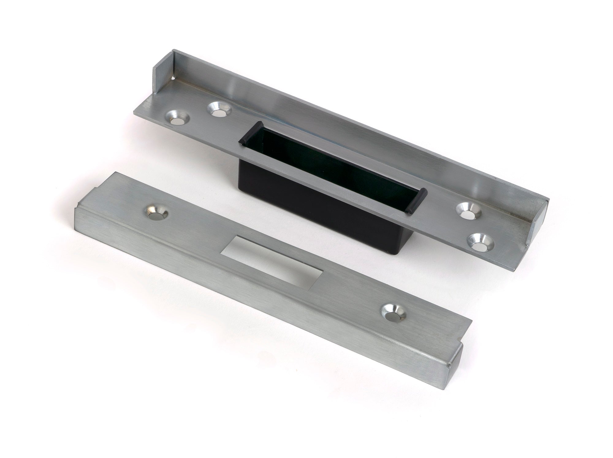 From The Anvil's Satin Chrome ½" Rebate Kit for Euro Dead Lock