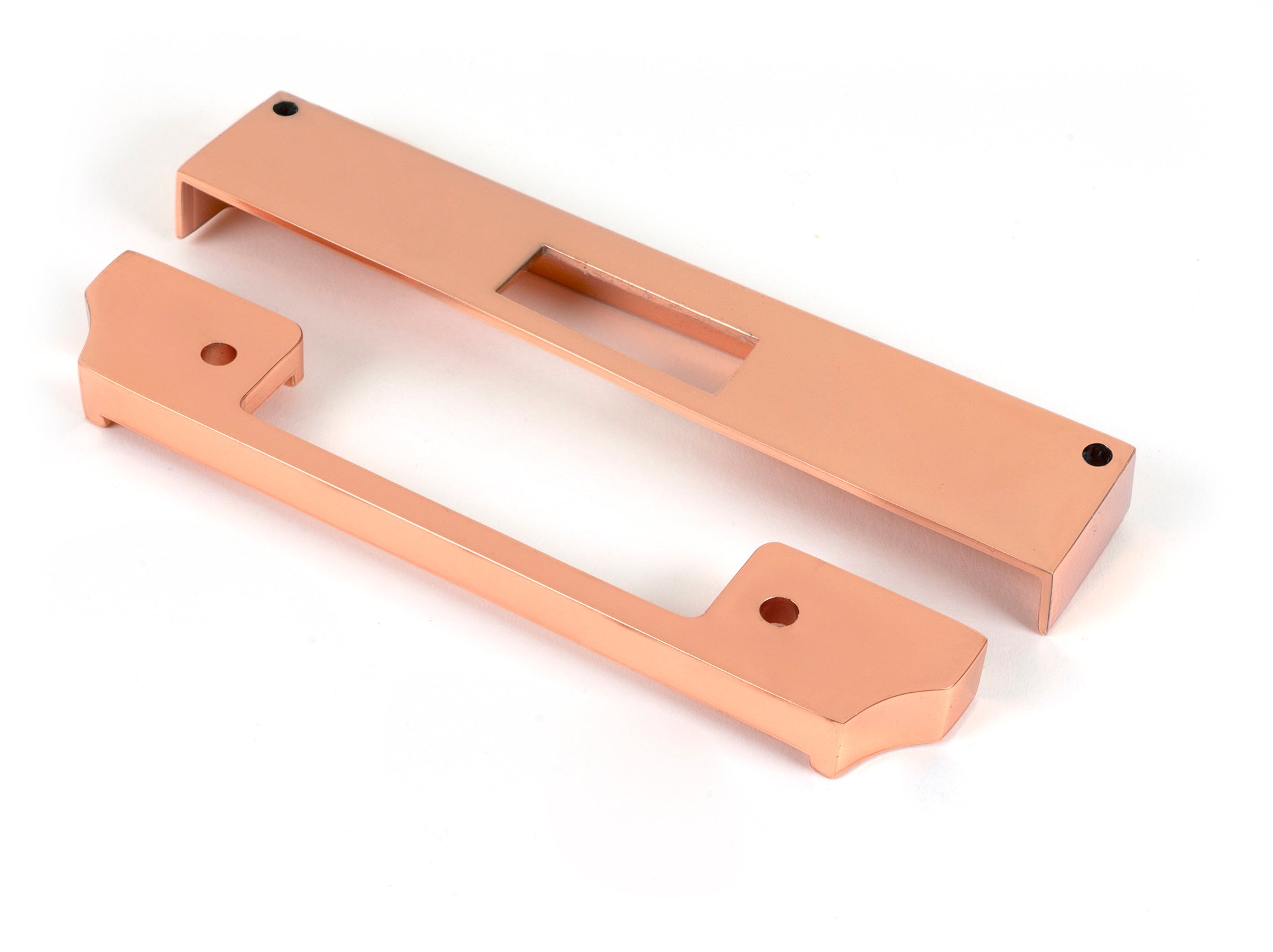 From The Anvil's Polished Bronze ½" Rebate Kit for Euro Dead Lock
