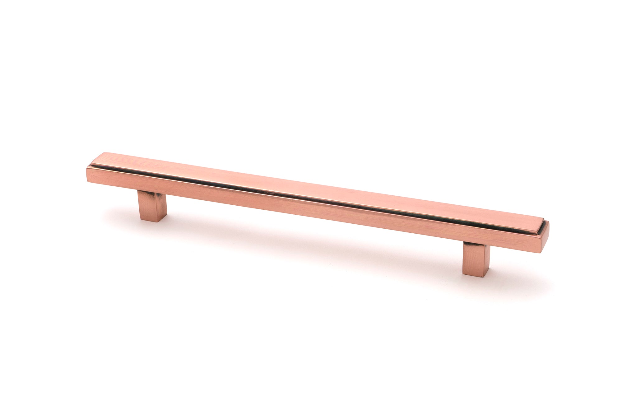 From The Anvil's Polished Bronze Scully Pull Handle