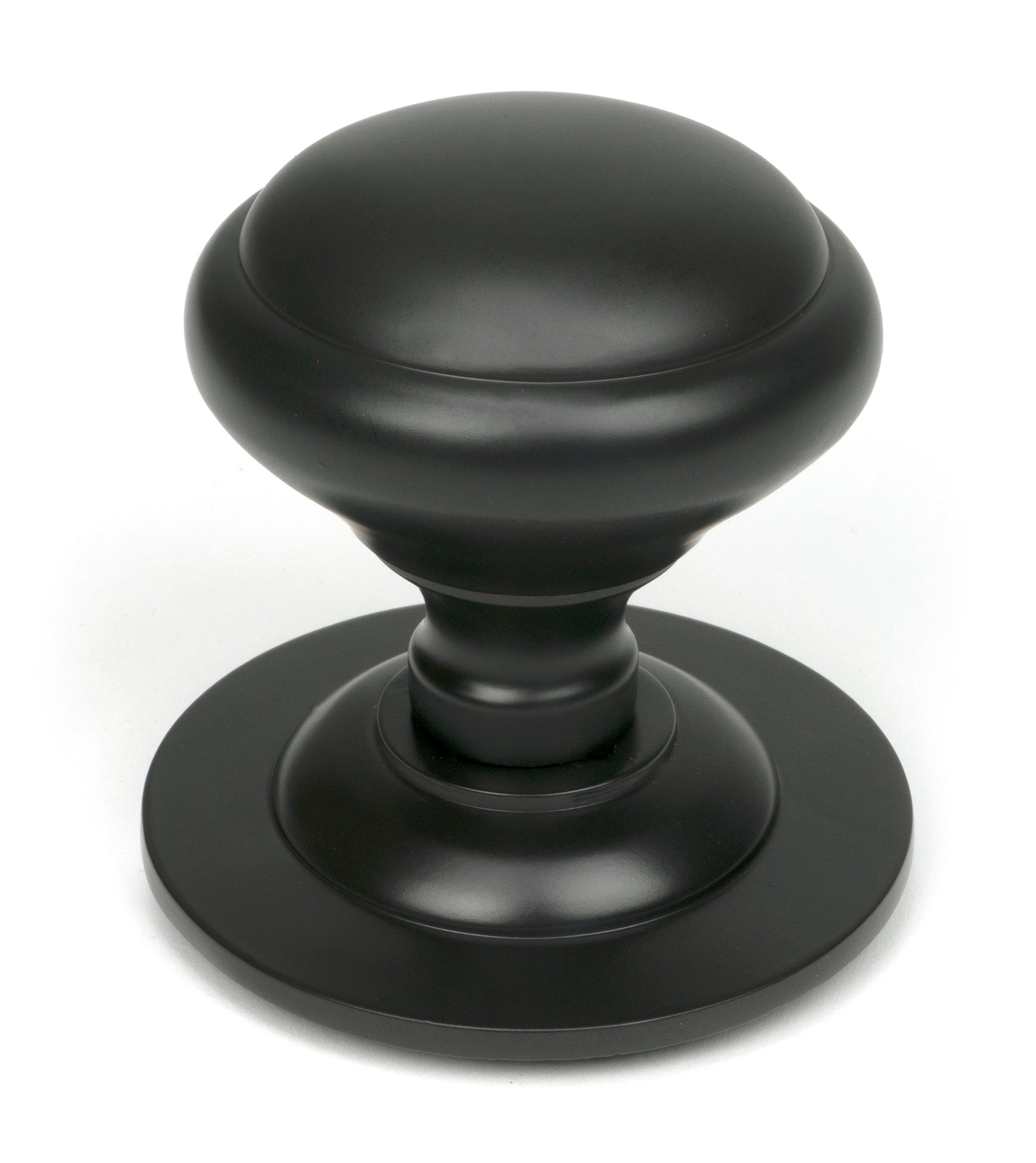 From The Anvil's Aged Bronze Round Centre Door Knob