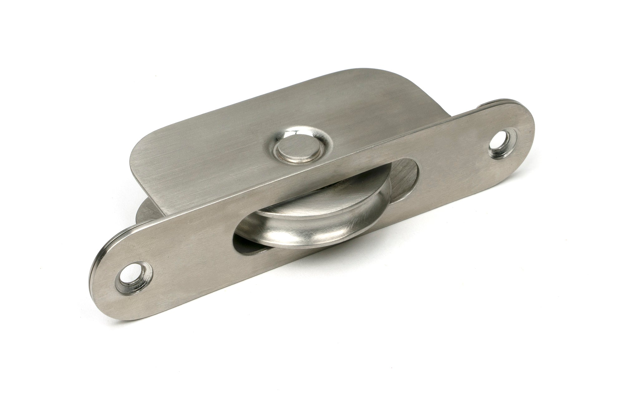 From The Anvil's Satin Marine SS (316) Radiused Sash Pulley 75kg