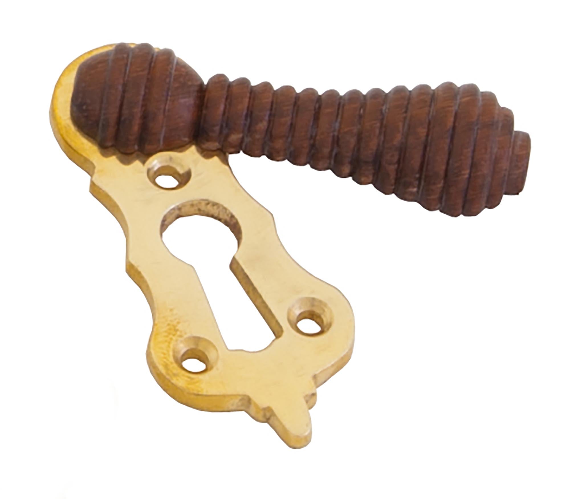 From The Anvil's Rosewood Beehive Escutcheon