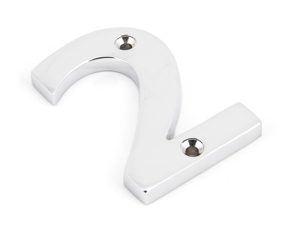 White background image of From The Anvil's Polished Chrome Polished Chrome Numeral | From The Anvil