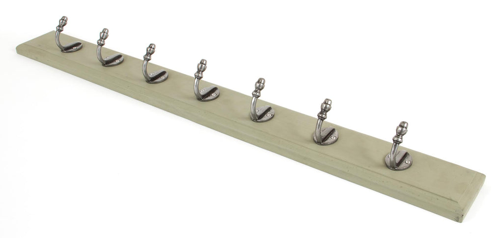 White background image of From The Anvil's Natural Smooth Stable Coat Rack | From The Anvil