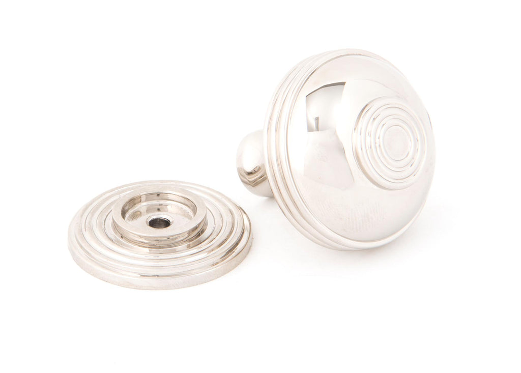 White background image of From The Anvil's Polished Nickel Prestbury Cabinet Knob | From The Anvil