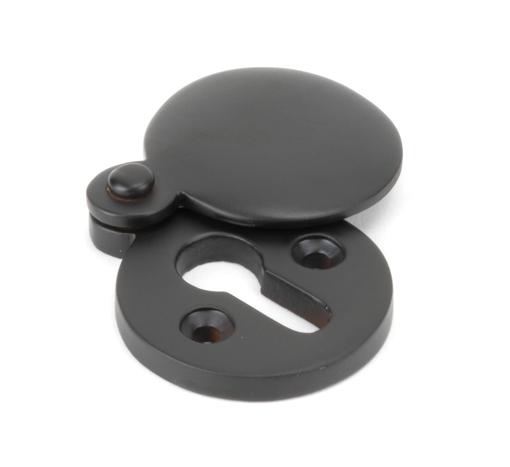 From The Anvil's Aged Bronze 30mm Round Escutcheon