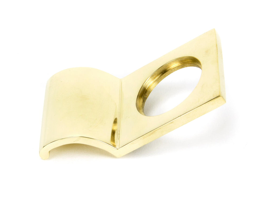 White background image of From The Anvil's Polished Brass Rim Cylinder Pull | From The Anvil