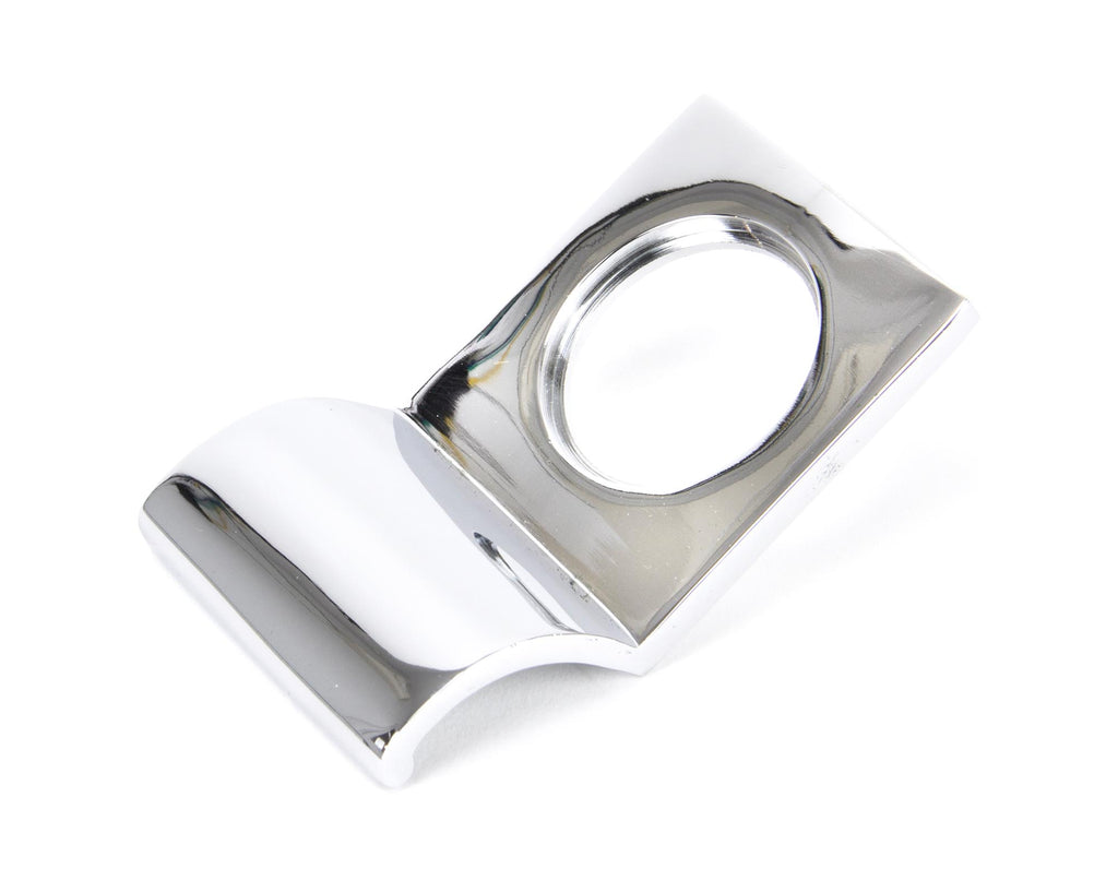 White background image of From The Anvil's Polished Chrome Rim Cylinder Pull | From The Anvil