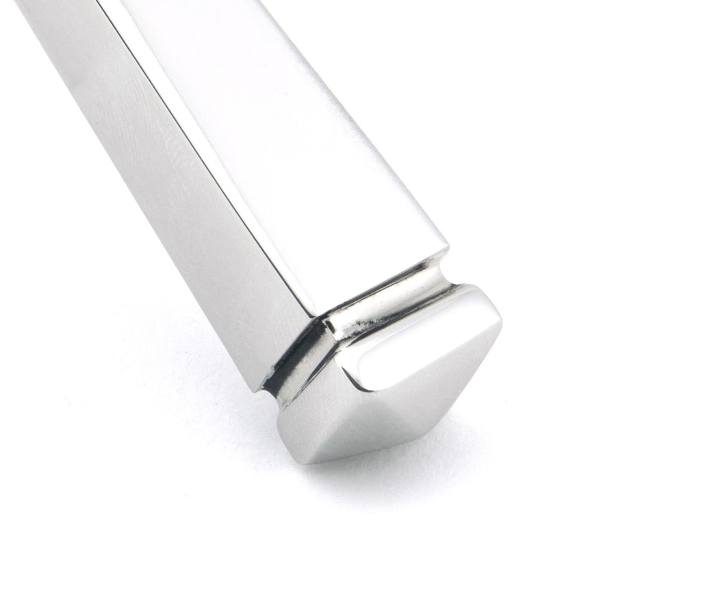 White background image of From The Anvil's Polished Chrome Avon Slimline Lever Espag. Lock Set | From The Anvil
