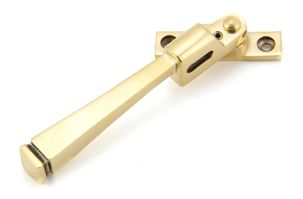 White background image of From The Anvil's Aged Brass Night-Vent Locking Avon Fastener | From The Anvil