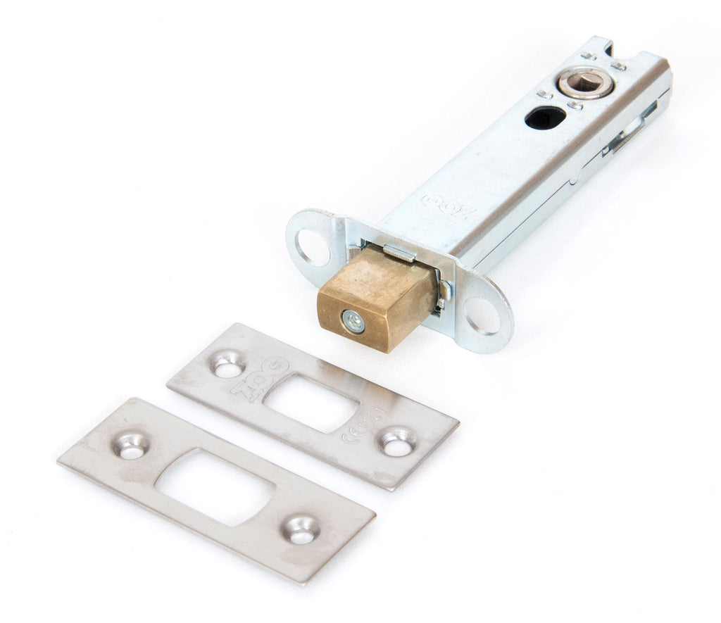 White background image of From The Anvil's Satin Stainless Steel Heavy Duty Tubular Deadbolt | From The Anvil