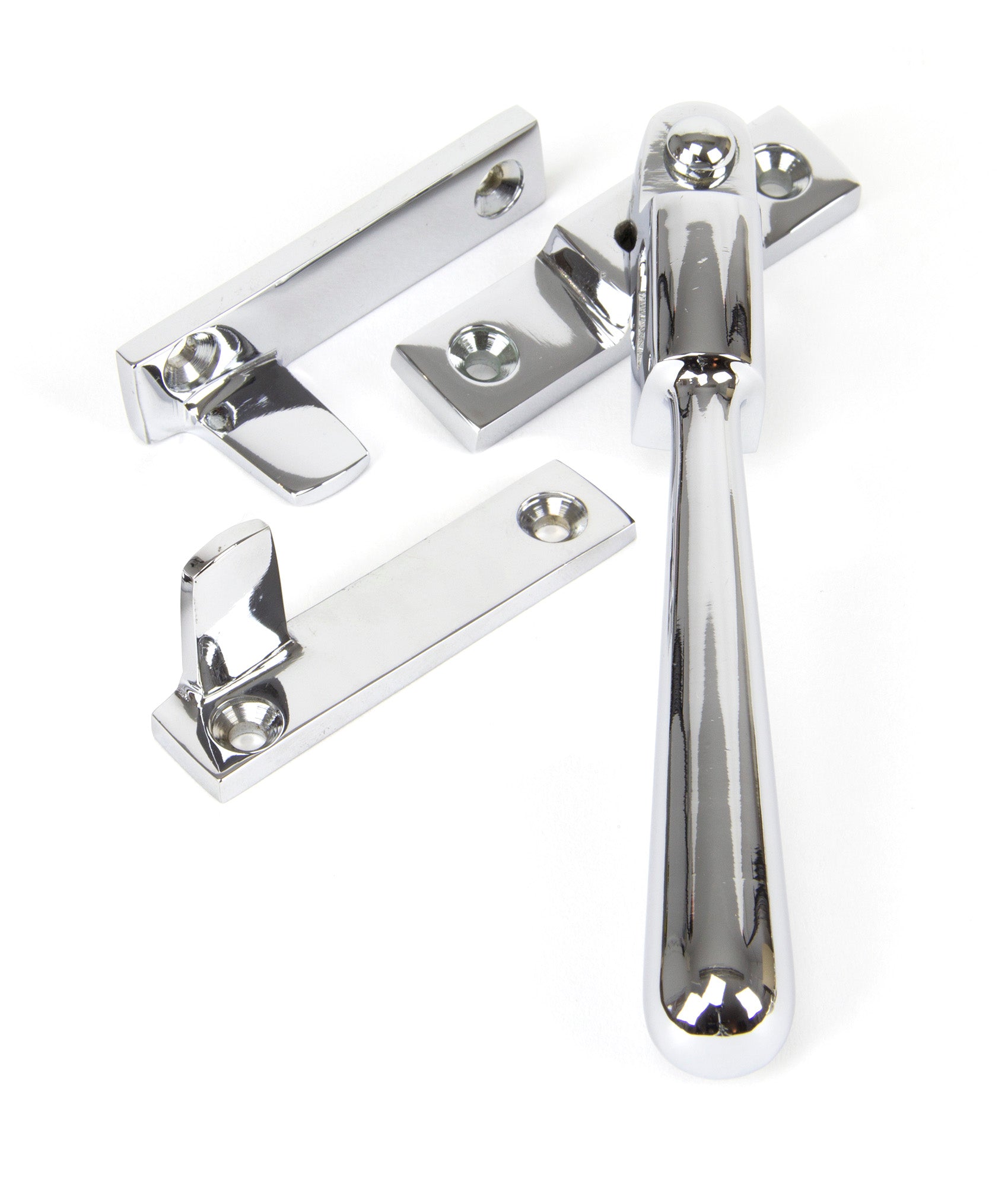 From The Anvil's Polished Chrome Night-Vent Locking Newbury Fastener