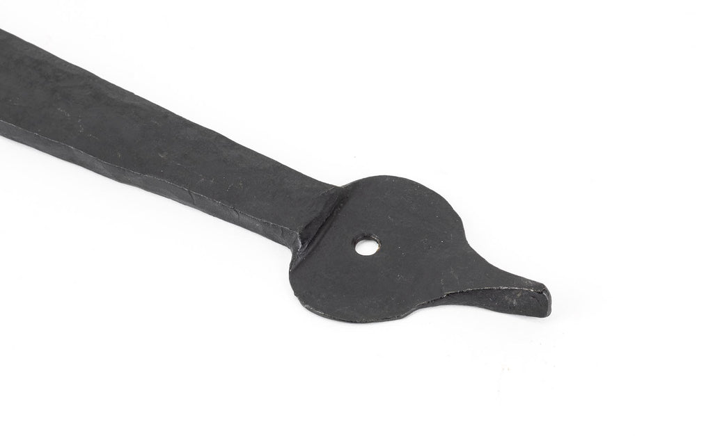 White background image of From The Anvil's External Beeswax Hook & Band Hinge - Cranked (pair) | From The Anvil