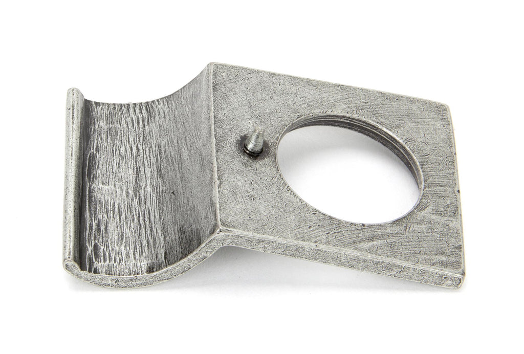 White background image of From The Anvil's Pewter Patina Rim Cylinder Pull | From The Anvil