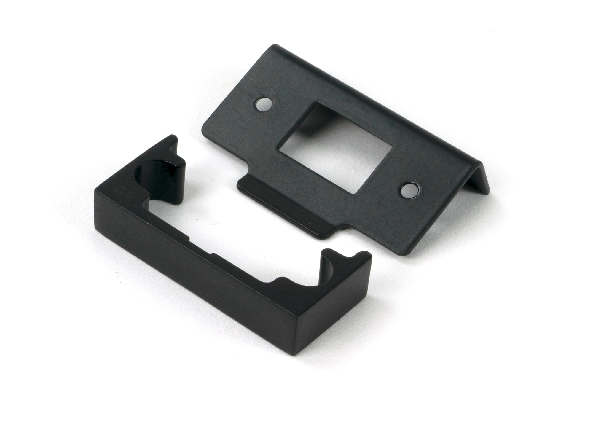 From The Anvil's Black ½" Rebate Kit for Tubular Mortice Latch