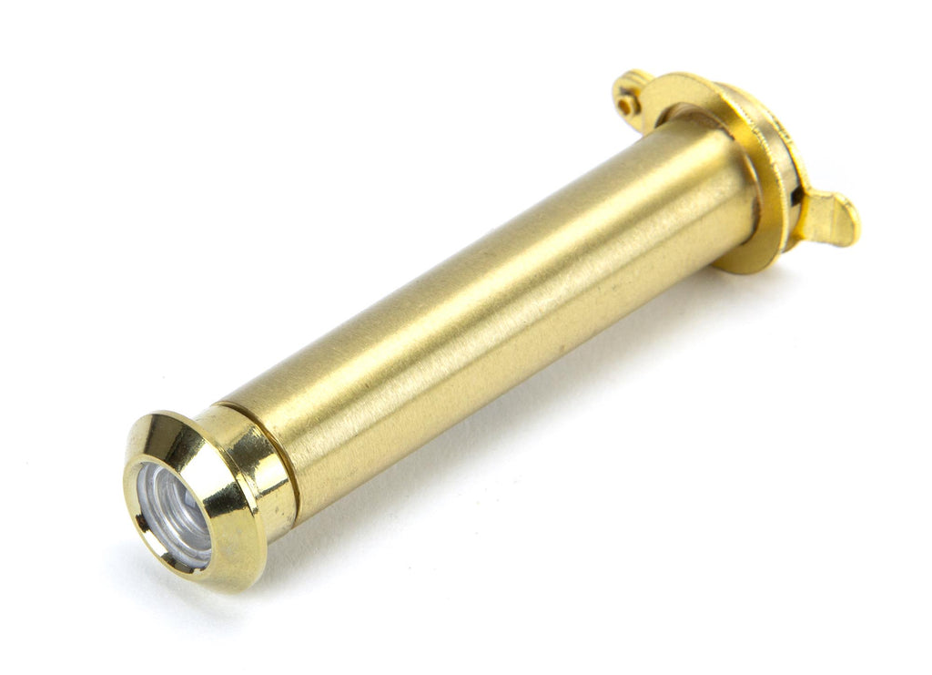White background image of From The Anvil's Lacquered Brass Door Viewer 180° | From The Anvil