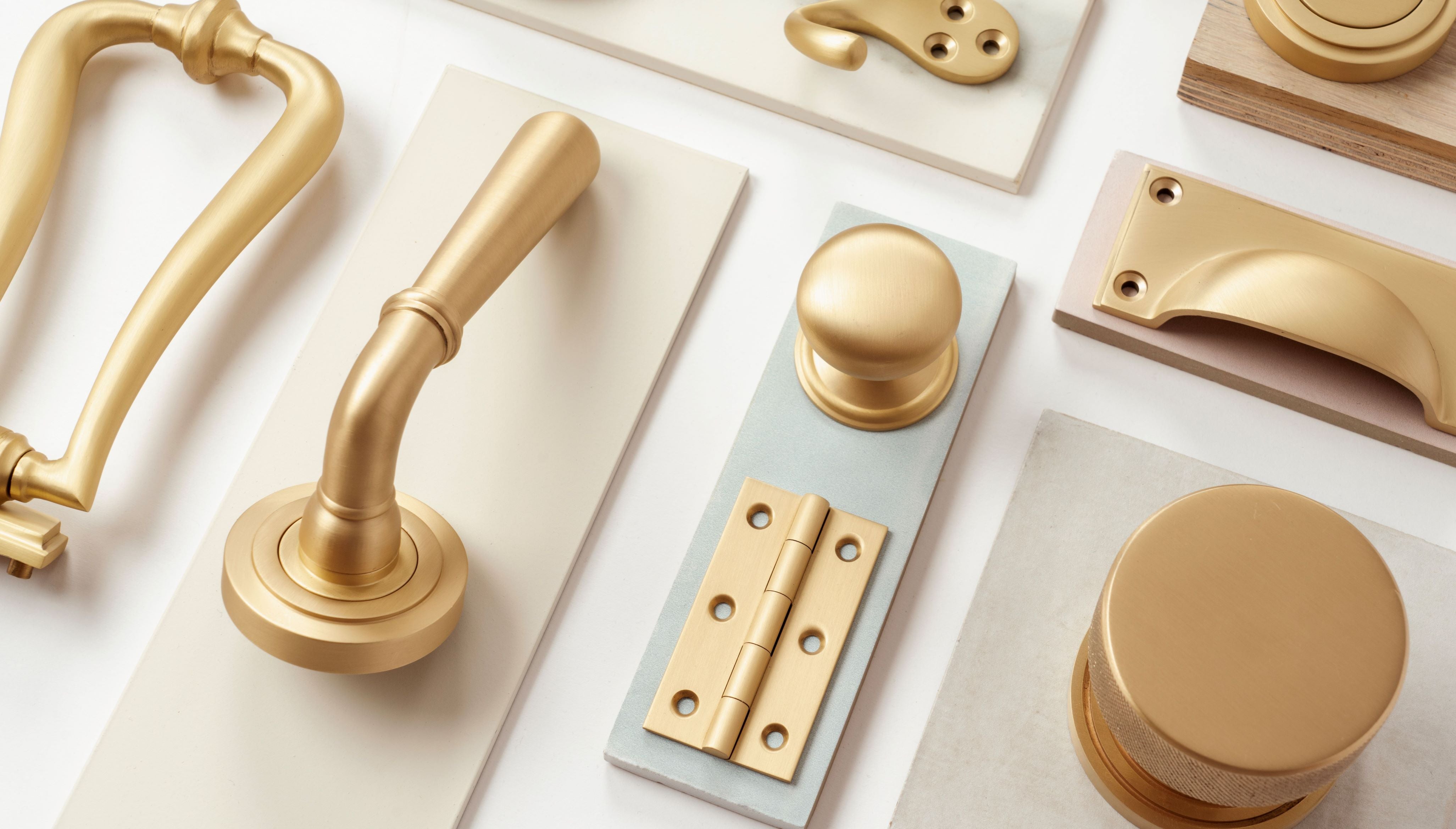 Satin Brass Hardware