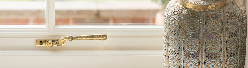 Hammered Newbury Window Hardware