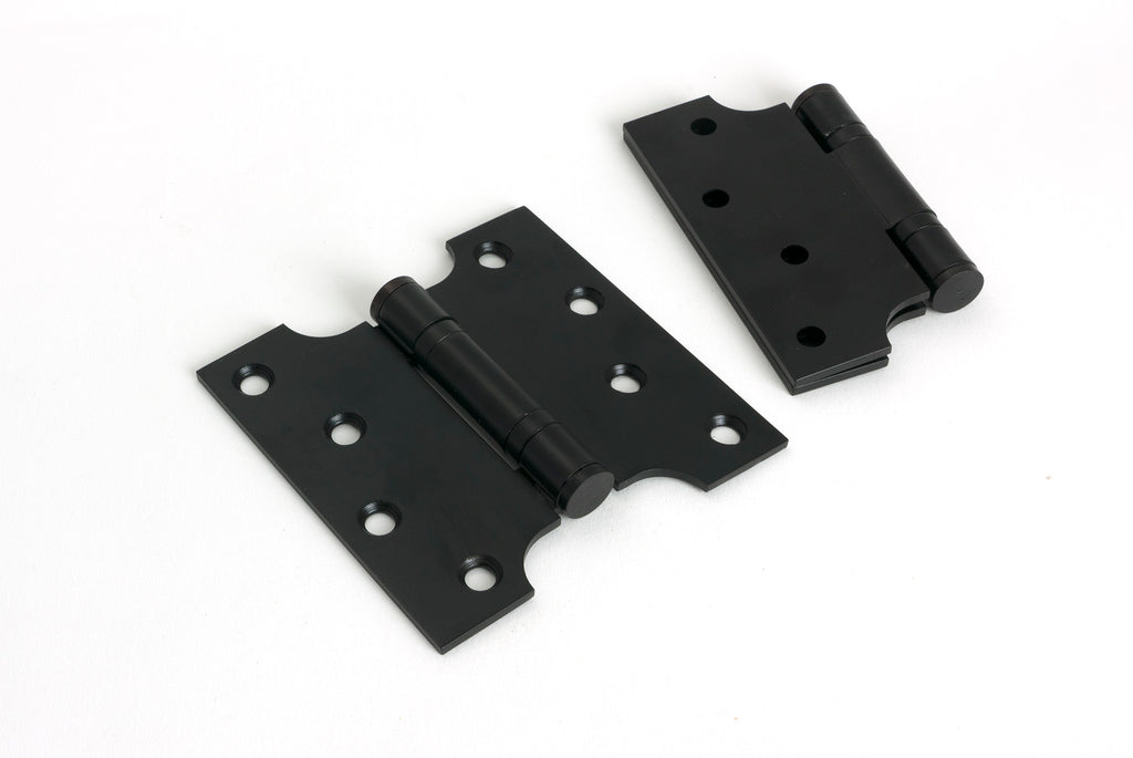 White background image of From The Anvil's Black Parliament Hinges SS (pair) | From The Anvil