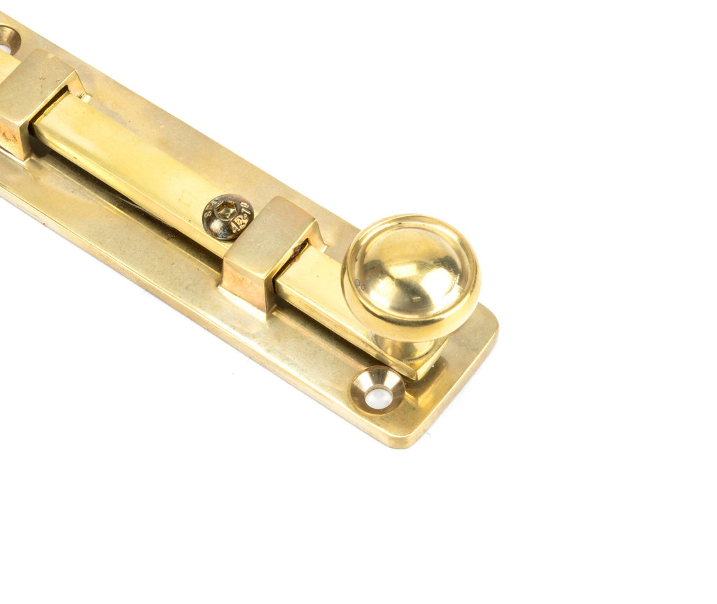White background image of From The Anvil's Polished Brass Universal Bolt | From The Anvil