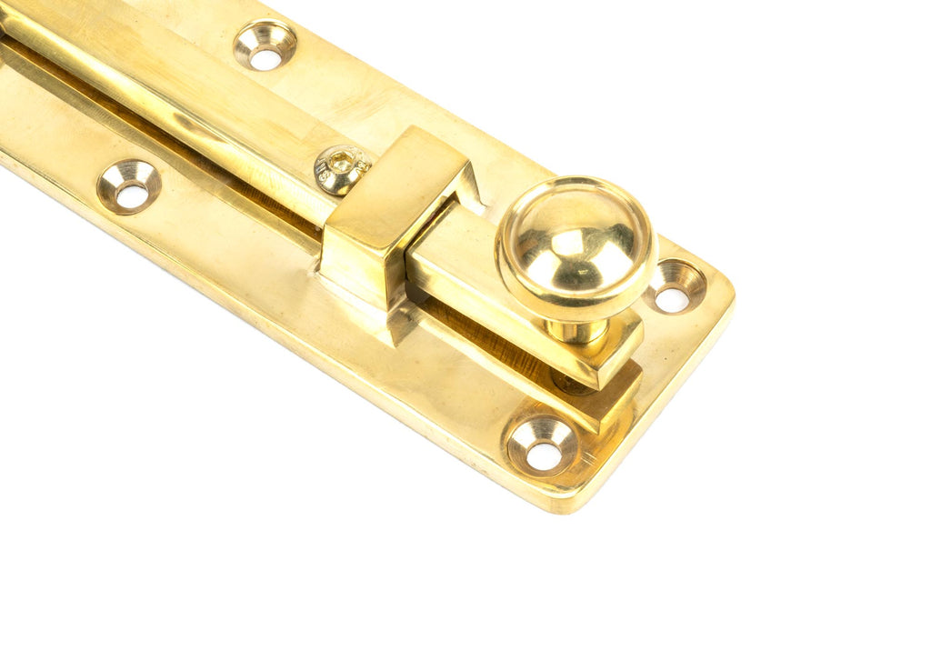 White background image of From The Anvil's Polished Brass Universal Bolt | From The Anvil