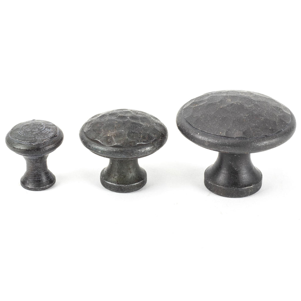 White background image of From The Anvil's Beeswax Hammered Cabinet Knob | From The Anvil