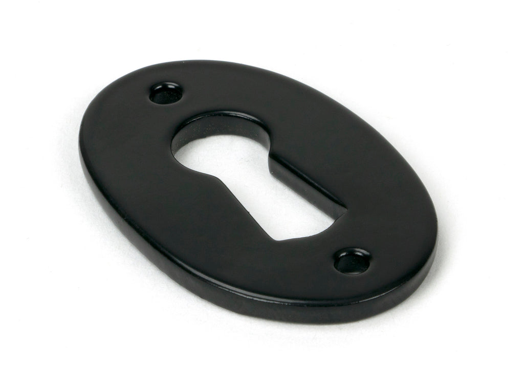 White background image of From The Anvil's Black Oval Escutcheon | From The Anvil