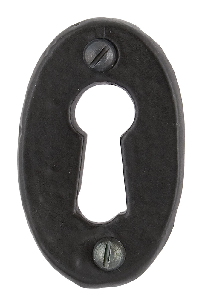 White background image of From The Anvil's Black Oval Escutcheon | From The Anvil