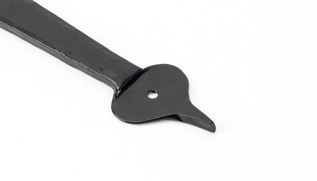 White background image of From The Anvil's Black Hook & Band Hinge (pair) | From The Anvil