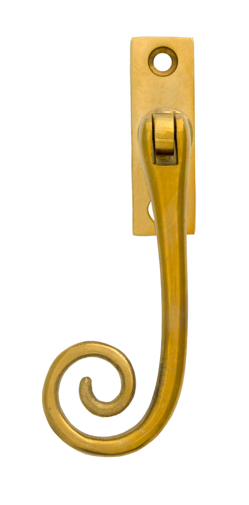 White background image of From The Anvil's Polished Brass Slim Monkeytail Espag | From The Anvil