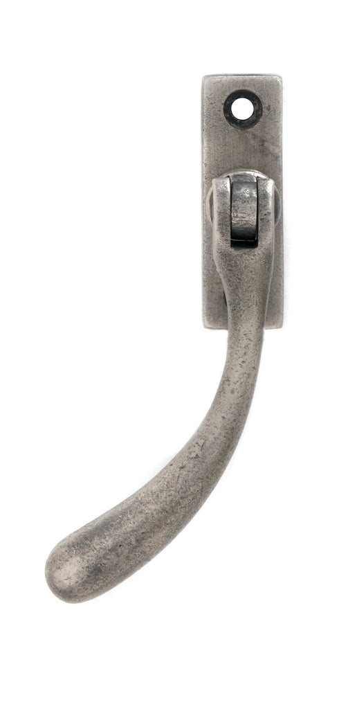 White background image of From The Anvil's Antique Pewter Slim Peardrop Espag | From The Anvil