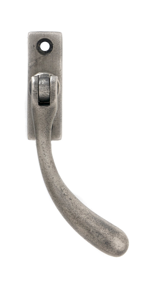 White background image of From The Anvil's Antique Pewter Slim Peardrop Espag | From The Anvil