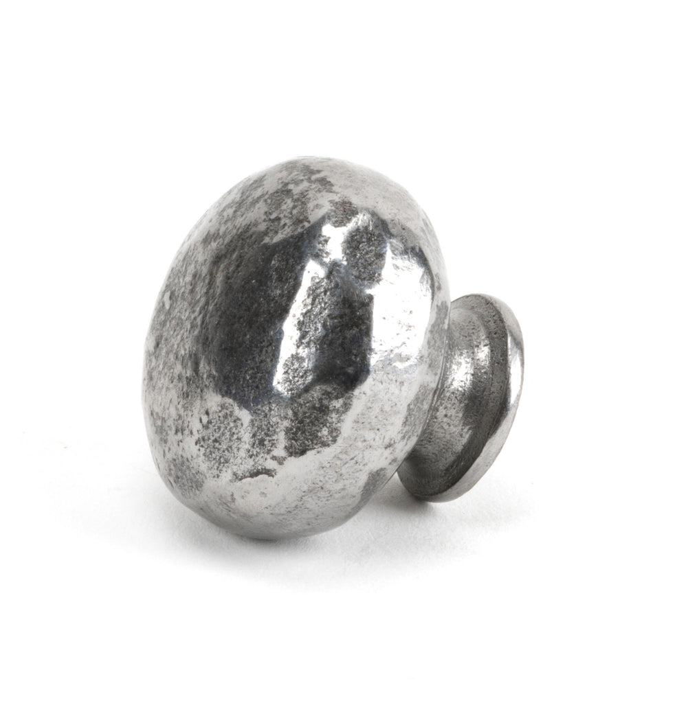White background image of From The Anvil's Natural Smooth Elan Cabinet Knob | From The Anvil