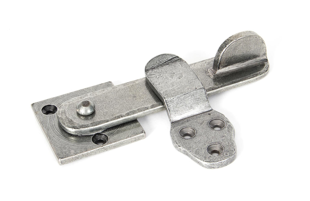 From The Anvil's Pewter Patina Privacy Latch Set