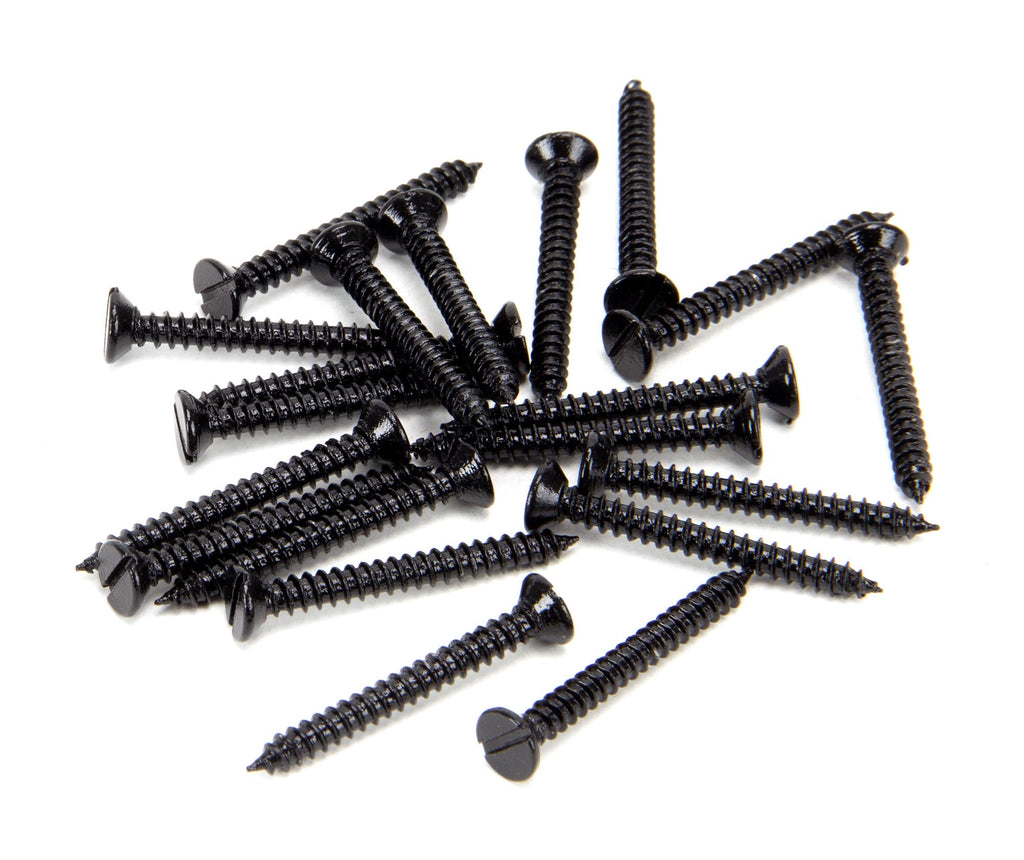 White background image of From The Anvil's Black Countersunk Screws (25) | From The Anvil