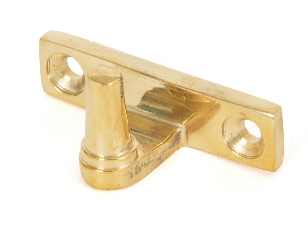 White background image of From The Anvil's Polished Brass Cranked Stay Pin | From The Anvil